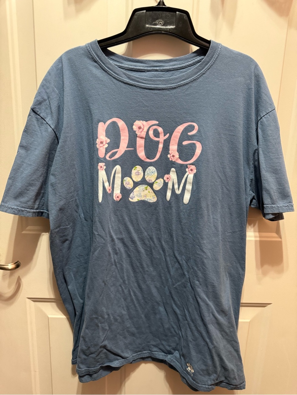 PAWZ Dog Mom Graphic Tee - Blue Size XL